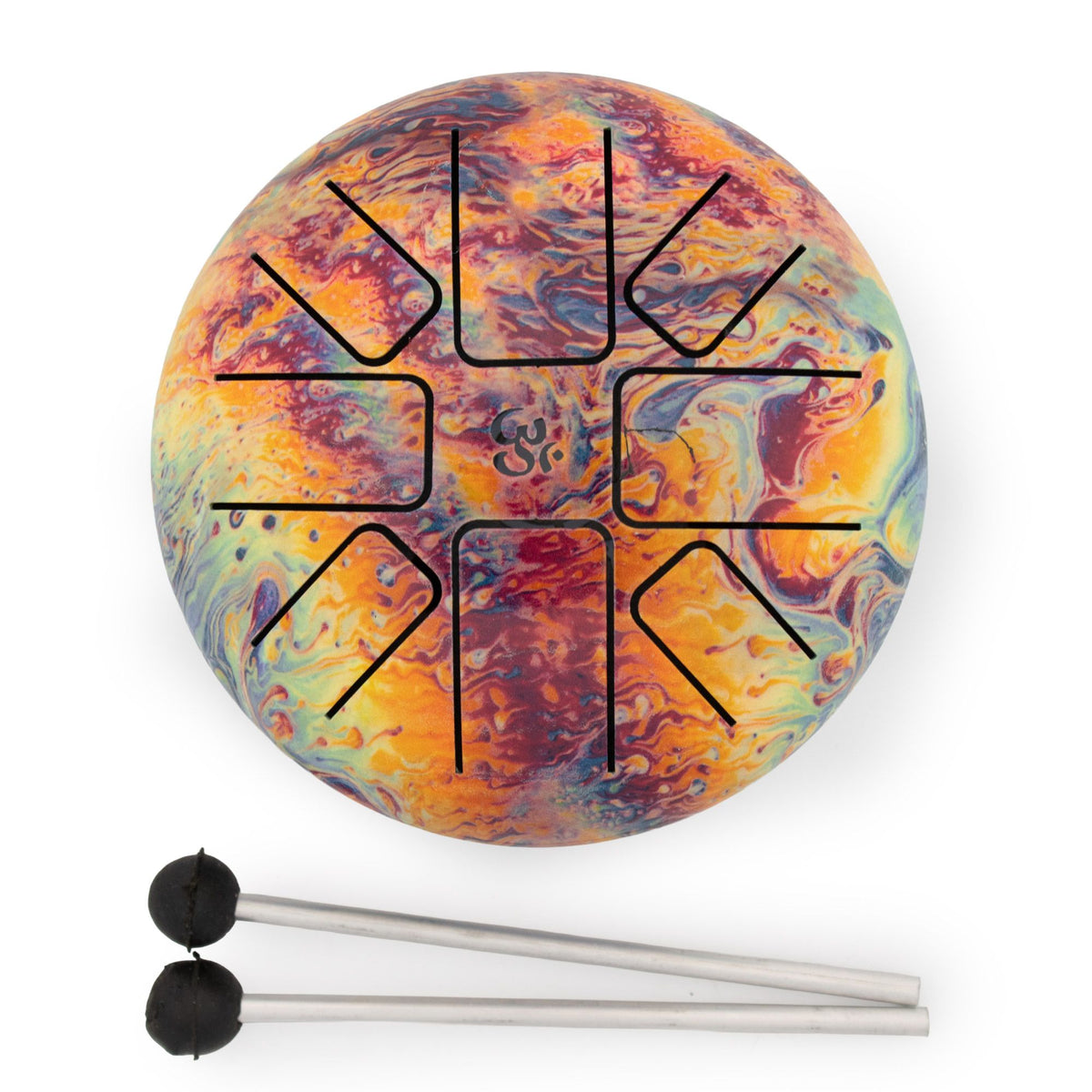 Nízky stredný Happy Drum Volcanic Splash – 14x7cm