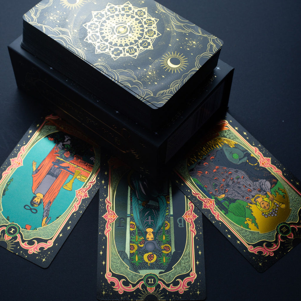 Tarotkarten-Set mit Goldfolie - inkl. Begleitheft