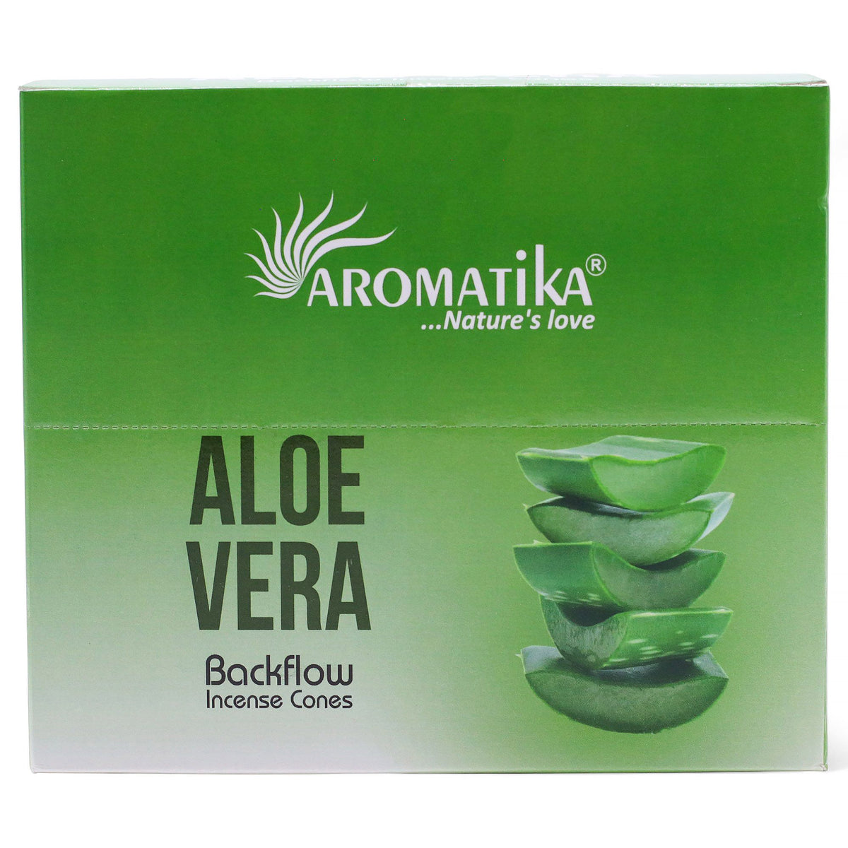 Masala visszafolyós füstölőkúp, 10 db – aloe vera