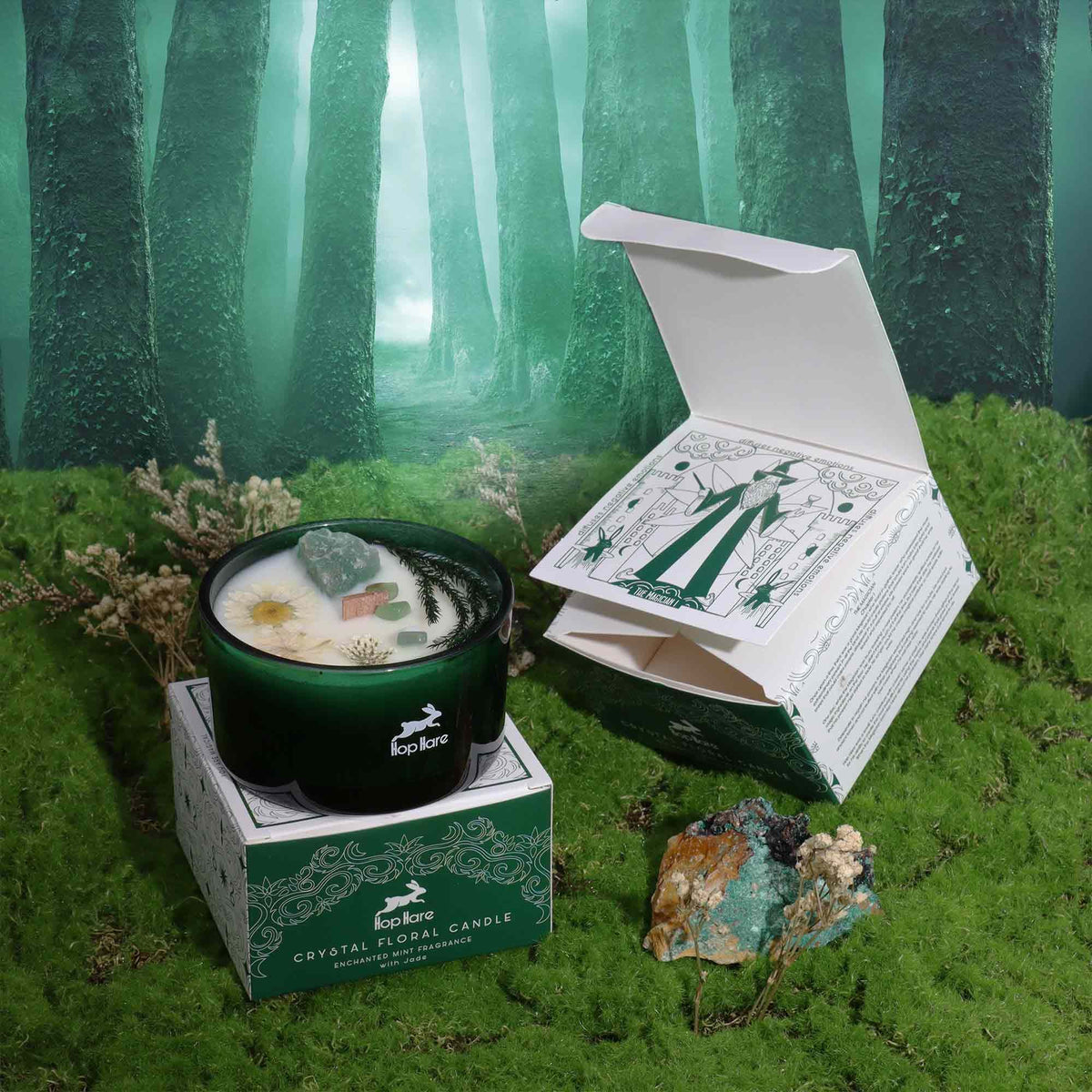 Hop Hare Crystal Magic virággyertya - A Mágus