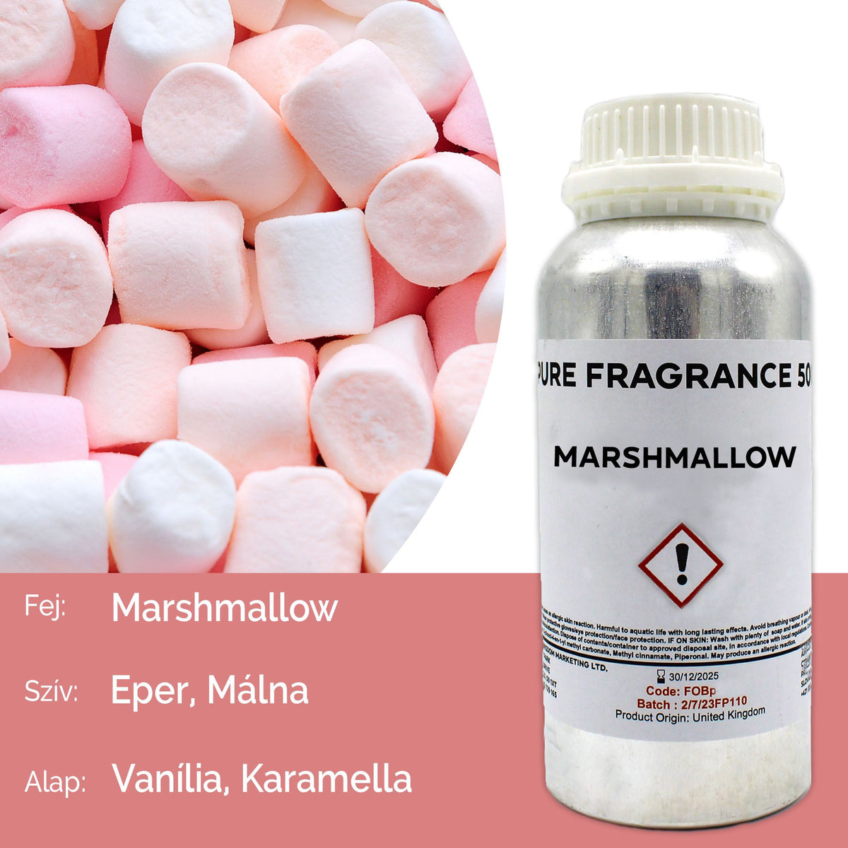 Marshmallow Pure Fragrance Oil - 500ml