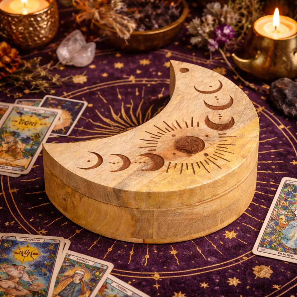 Schiebedose in Mondform