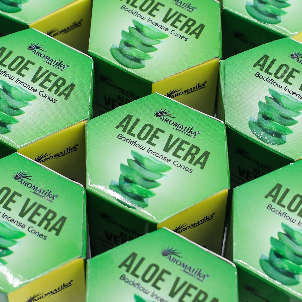 Masala visszafolyós füstölőkúp, 10 db – aloe vera
