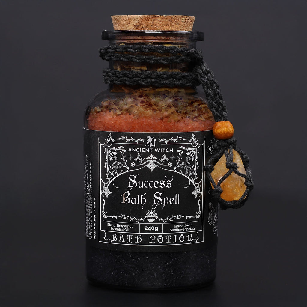 Ancient Witch koupelový kouzelný lektvar a amulet z citrínu – úspěch