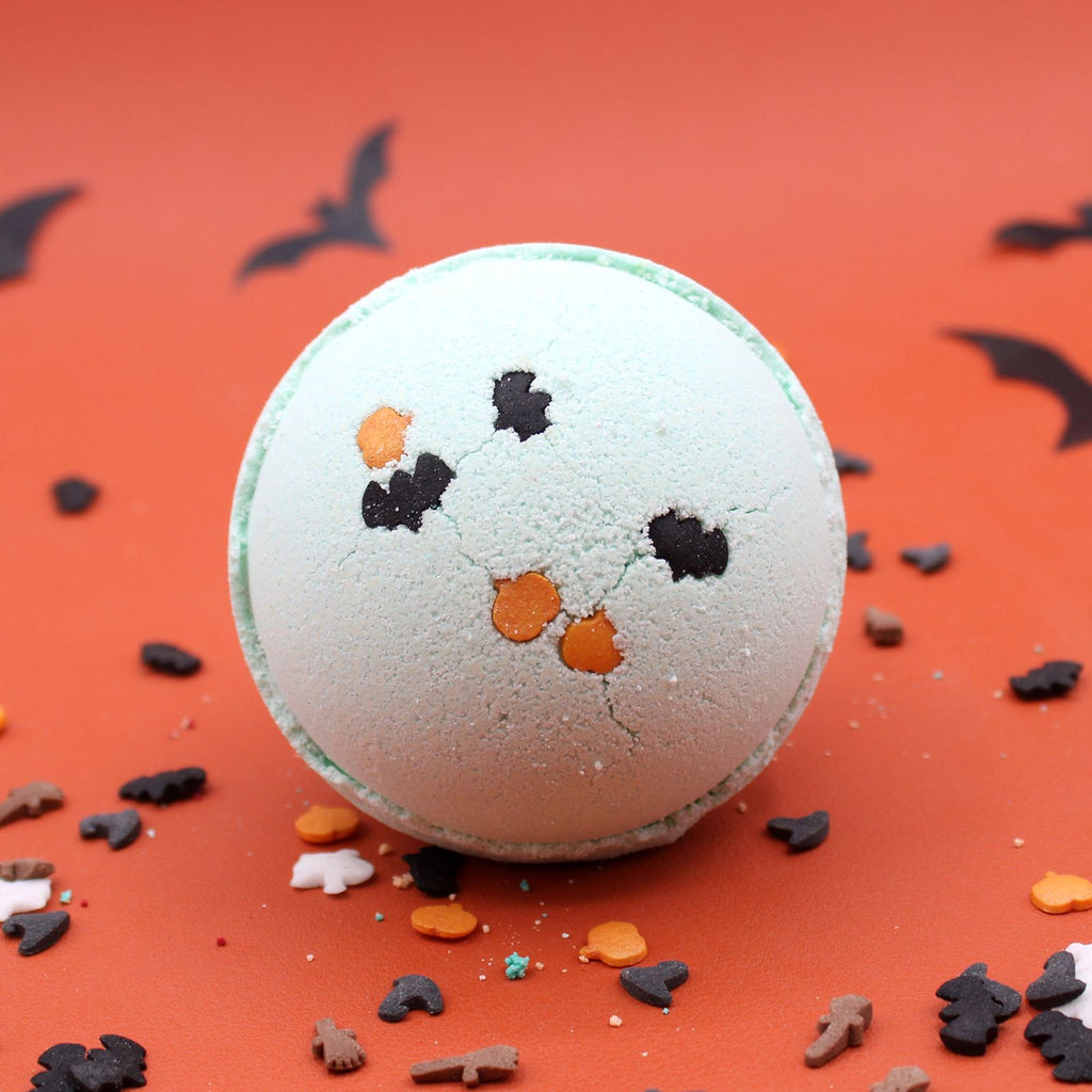 Halloween fürdőbomba - kókusz és lime