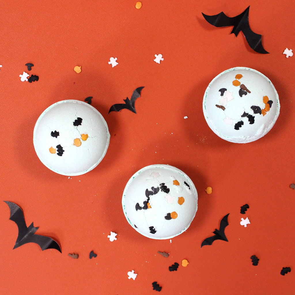 Halloween fürdőbomba - kókusz és lime