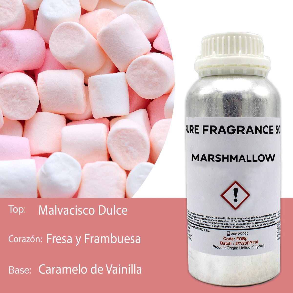Marshmallow Pure Fragrance Oil - 500ml