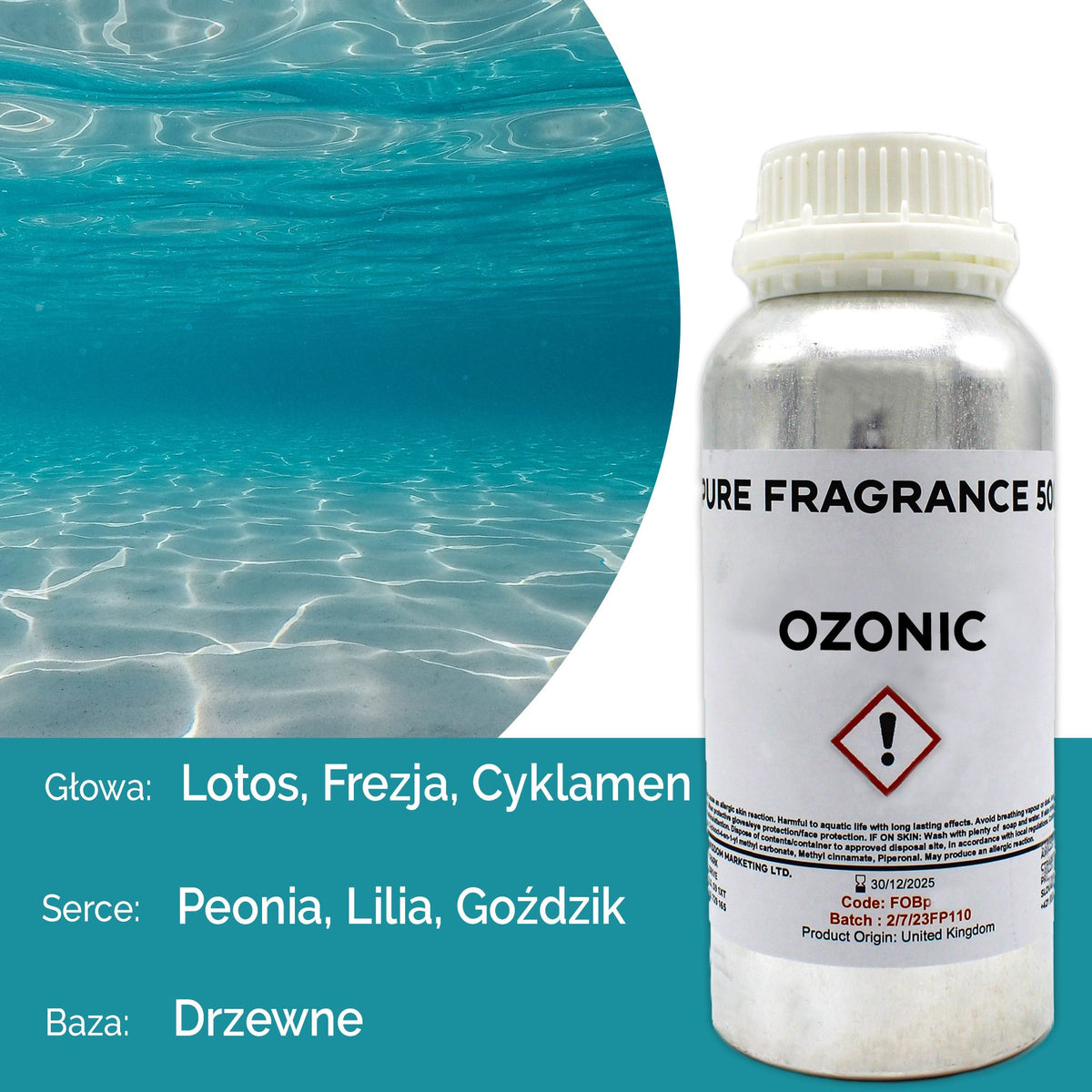 Ozonic Pure Fragrance Oil - 500ml