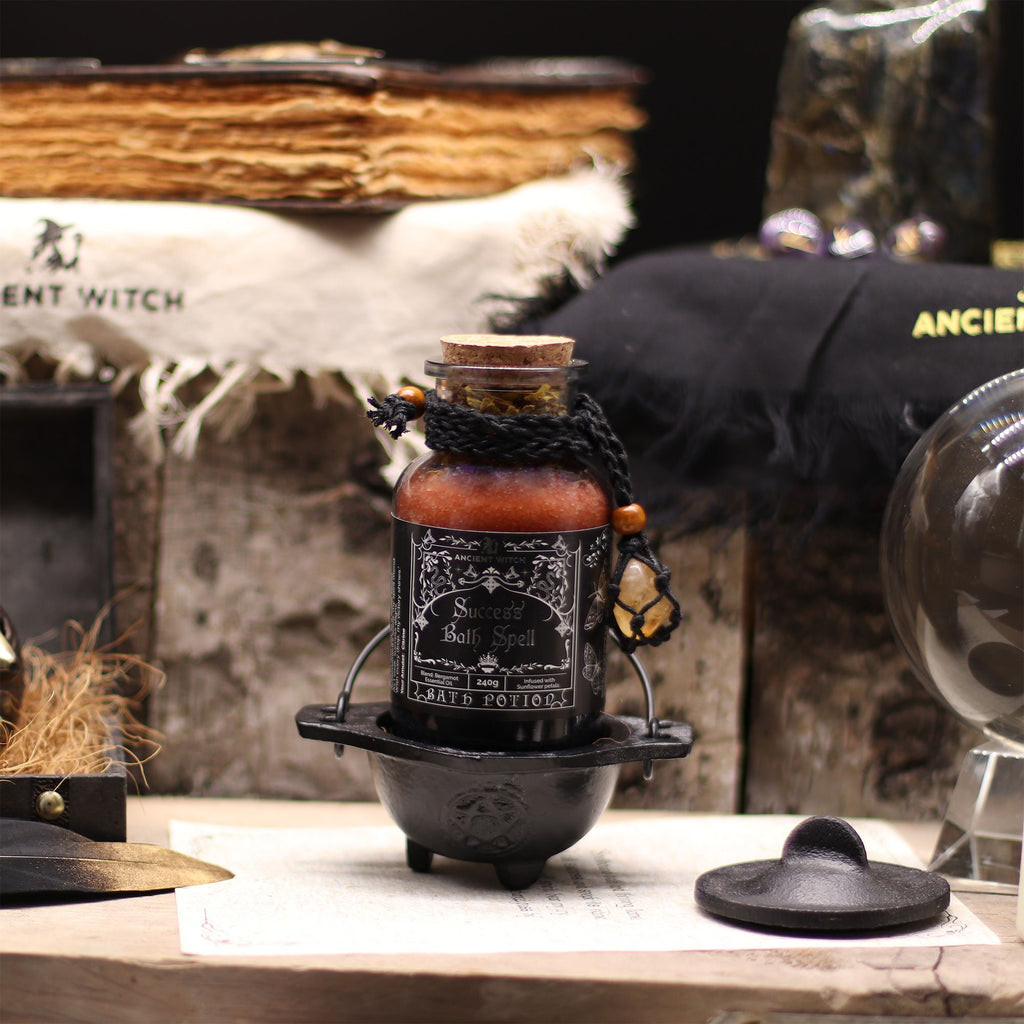 Ancient Witch koupelový kouzelný lektvar a amulet z citrínu – úspěch