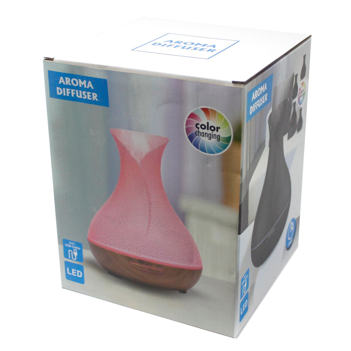 Atomizér Palma – efekt mušle – USB – měnící barvy – časovač
