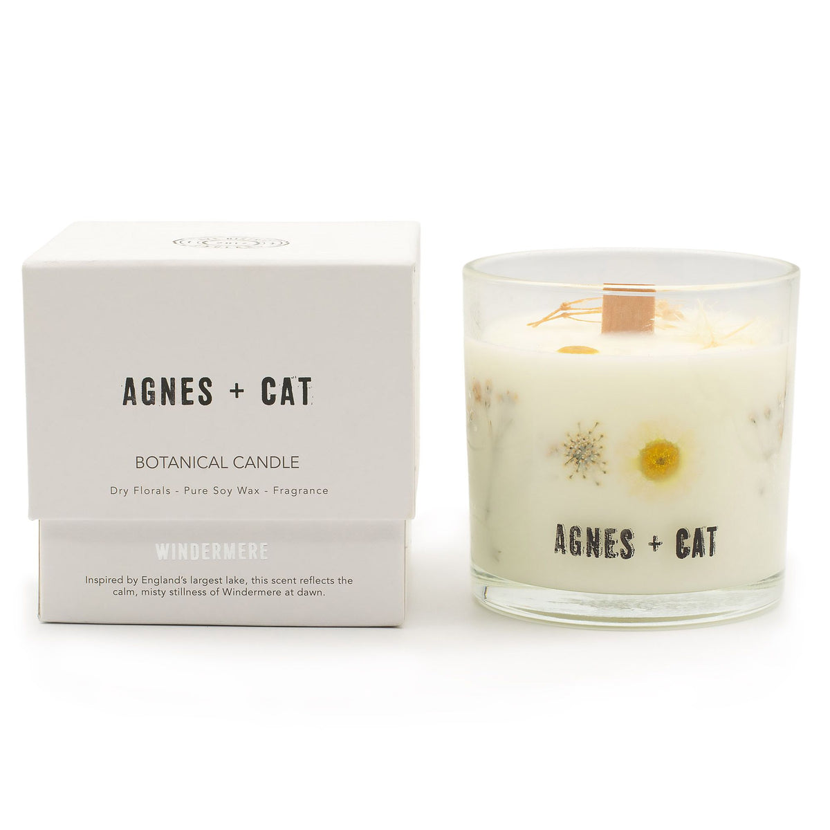 Agnes + Cat botanikus szójagyertya - Windermere